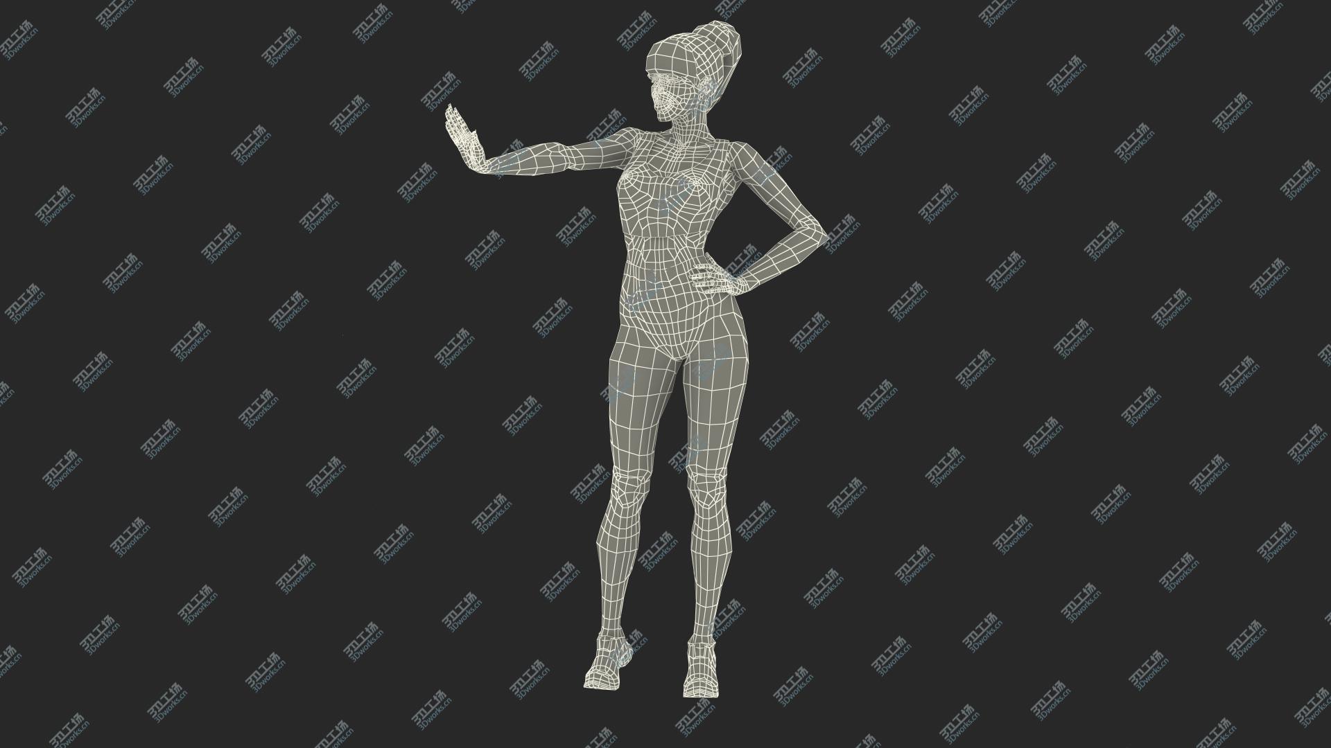 images/goods_img/202104021/3D Light Skin Fitness Woman Standing Pose model/3.jpg